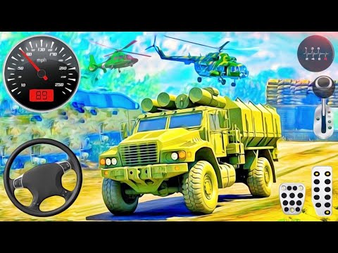 Army Truck Transport Offroad Simulator - US Cargo Vehicle Driving - Truck Games : Android Gameplay