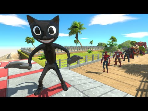 CARTOON CAT OASIS DEATH RUN - Animal Revolt Battle Simulator