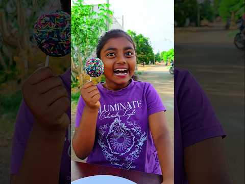 How to make the best CHOCOLATE lollypop🍭 for your siblings 😱🤣Diyaishwarya #shorts