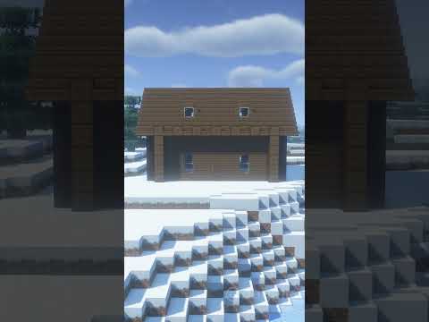 Dagella - Minecraft Shortcut | How to build Winter House | #shorts #minecraft #spruce