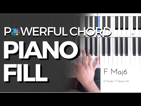 Chord Piano Fill -- (Sound advanced QUICKLY)
