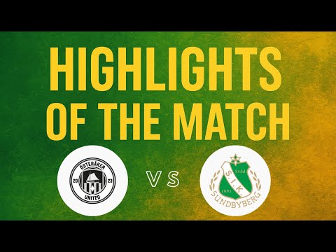🎬 Highlights | Österåker United FK 2–0 Sundbybergs IK | Stockholms Mästerskapen P13 | 24 Oct 2025