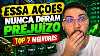 TOP 7 AÇÕES QUE NUNCA DERAM PREJUÍZO NA VIDA !