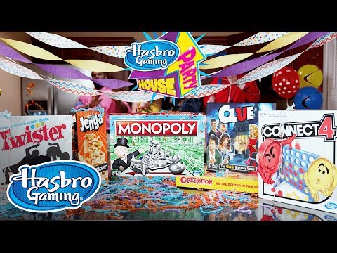 House Party: Twister, Monopoly, Clue, & Connect 4 - Hasbro Gaming