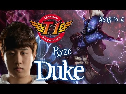 SKT T1 Duke RYZE Top vs Lissandra - Patch 5.24 KR | League of Legends