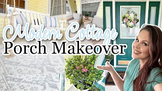 Transform Your Porch: Modern Cottage Style Inspiration | summer front porch decorating ideas