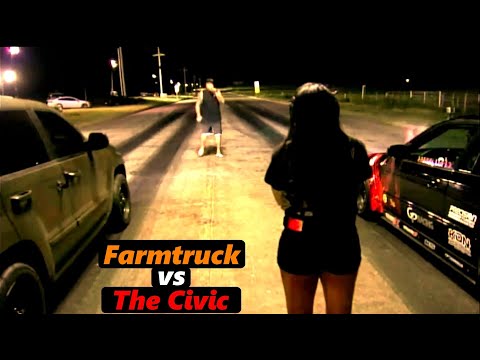 Street Outlaws OKC Small Tire - QF #4 AWD Race | Farmtruck vs Aaron Lopez!!!!!