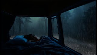 Rain on Campervan Windows: The Ultimate Sleep Sound Experience