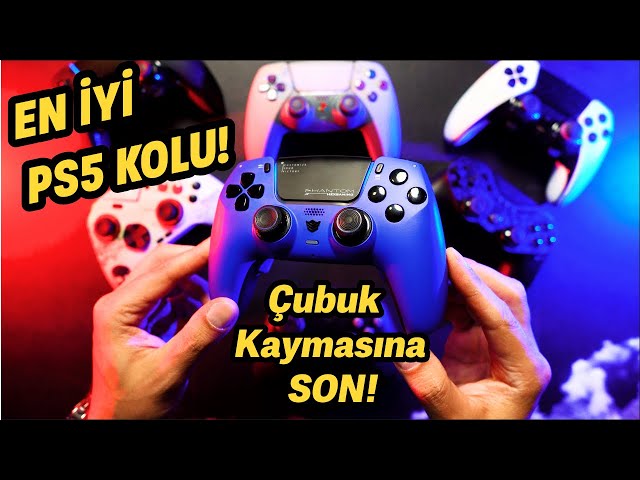 Vídeo relacionado con HEXGAMING PHANTOM Pro Juego Controlador para ps5/PC/Móvil, Elite Gamepad con 4 Botones Reasignables/6 Perfiles de Remapeo/8 Palancas/Gatillos para ps5 Juego Adaptable-Efecto Hall(Negro Caos)
