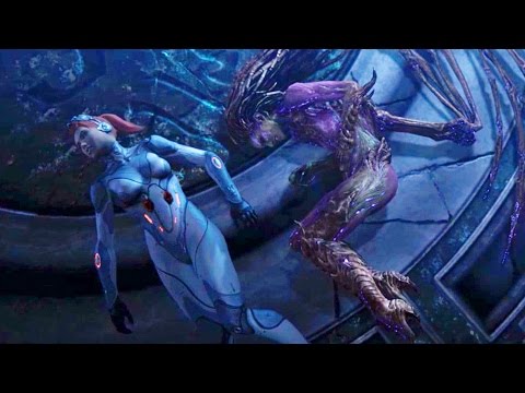 Kerrigan Kills Narud Cinematic (Starcraft 2: Heart of the Swarm | Shifting Perspectives)