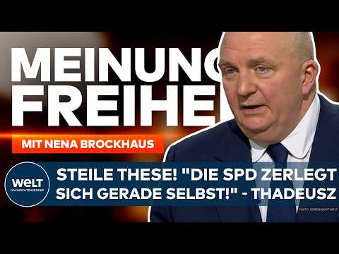JÖRG THADEUSZ: Steile These! "Die SPD zerlegt sich gerade selbst!" - "MEINUNGSFREIHEIT"