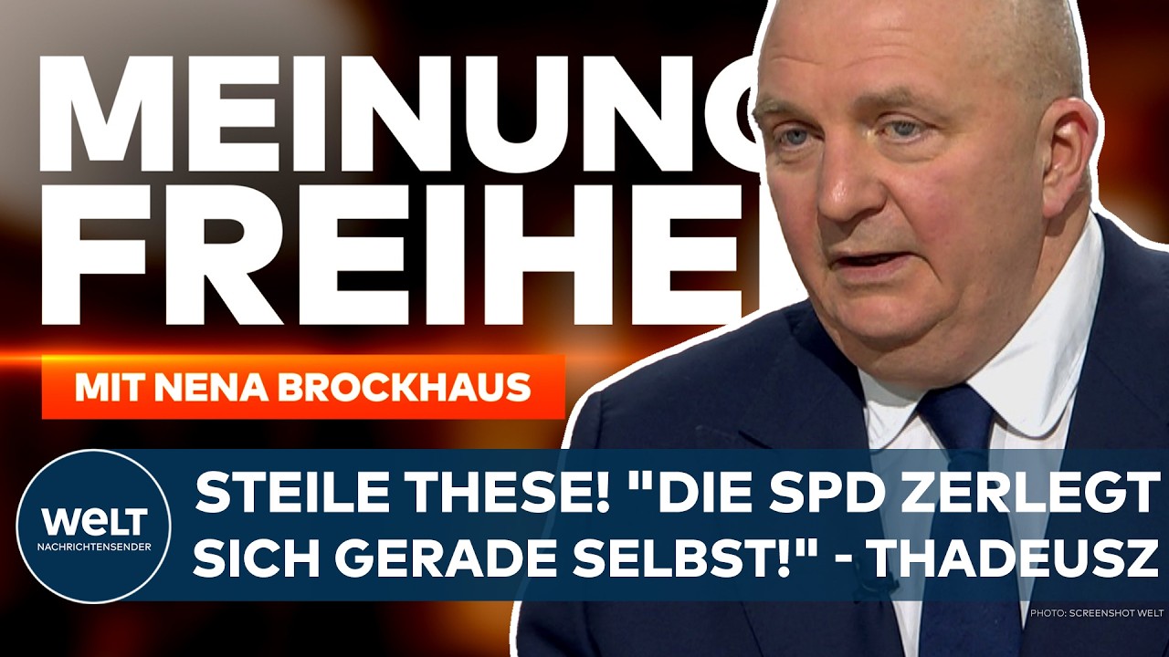 JÖRG THADEUSZ: Steile These! "Die SPD zerlegt sich gerade selbst!" - "MEINUNGSFREIHEIT"