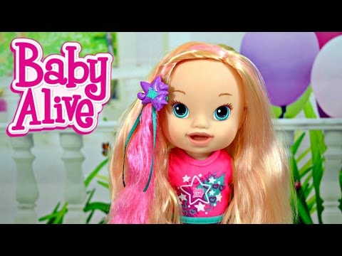 Baby Alive Play ’N Style Christina Baby Doll Hair Tutorial Styling Baby Alive Hair