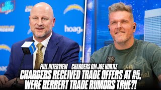 Chargers GM Says They Got A Call For Pick 5, Justin Herbert Trades Were Never Real | Pat McAfee Show
