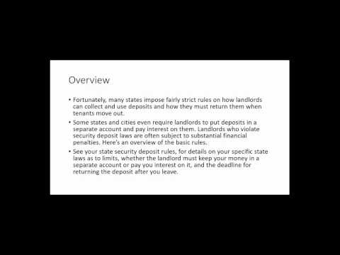 Handling Security Deposits and MOR in Compliance with HUD