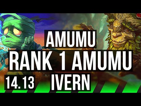 AMUMU vs IVERN (JGL) | Rank 1 Amumu, 5/4/19, Rank 27 | EUW Challenger | 14.13