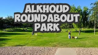 preview picture of video 'AlKhoud Roundabout Park Muscat Oman #Vlog 32'