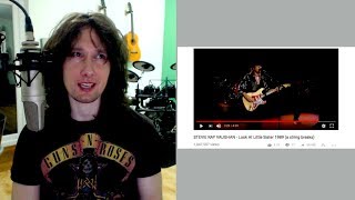 British guitarist reaction to Stevie Ray Vaughan&#39;s LIVE nightmare scenario!