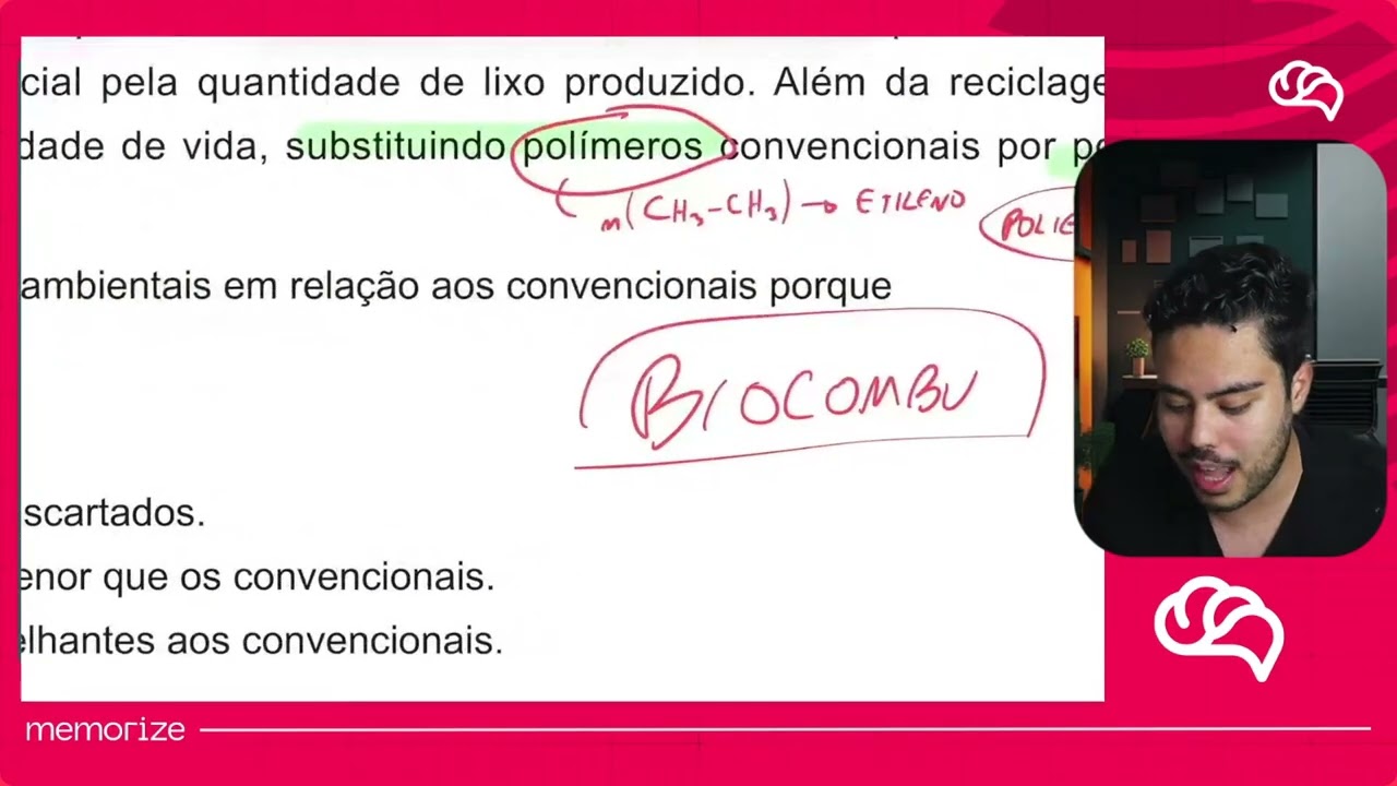 Resolução em Vídeo — Questão 92 ENEM 2020