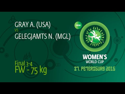 75 kg - Adeline Maria GRAY (USA) df. Naranchimeg GELEGJAMTS (MGL), 10-0