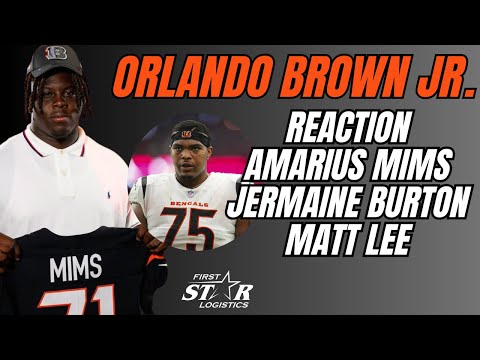 Amarius Mims, Matt Lee, Jermaine Burton: Orlando Brown Jr.'s Reaction