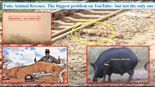 Fake Animal Rescues Exposed. Part 1, focus YouTube. Videos, channels and platform inertia