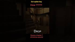 Got spider key #granny #gaming 🔐🔑#ytshorts