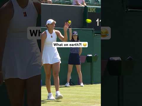 Nearly an ace! 😩 #shorts #tennis #wimbledon #tennisgrandslam #madisonkeys