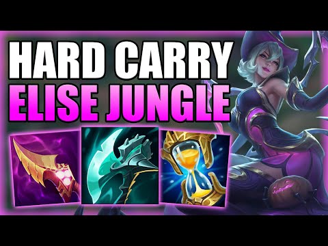 HOW TO PLAY ELISE JUNGLE & HARD CARRY THE GAME - Season 11 Elise S+ Guide - League of Legends