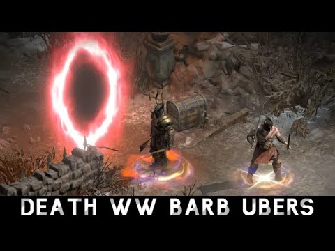 [D2R] Testing Dual Death and Beast/Death Ubers (Whirlwind Barb)