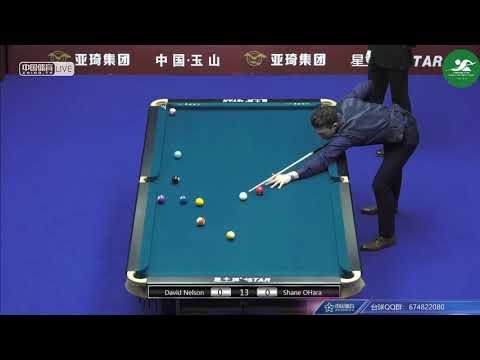 David Nelson (GBR) VS Shane O'Hara (IRL) - Mens Qualifying - Chinese Pool World Championship