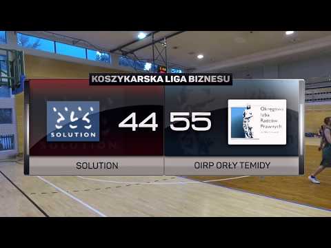 Solution vs OIRP Orły Temidy - X kolejka - Superliga Warszawa - Koszykarska Liga Biznesu