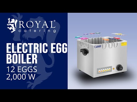 video - Electric Egg Boiler - 12 Eggs