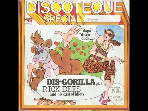 Rick Dees And His Cast Of Idiots - Dis-Gorilla (Part 1) (1976 Vinyl)
