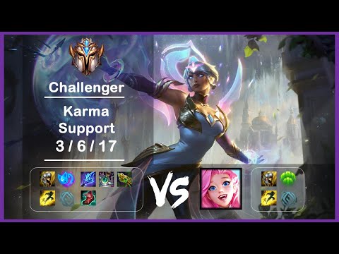 KR Challenger Replays Support Karma vs Seraphine Ep.2704