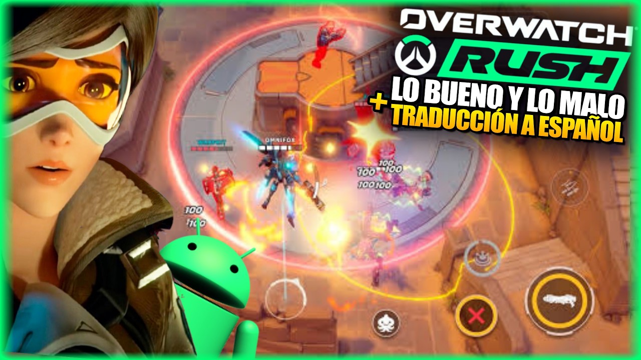 El Overwatch Rush es MEJOR de lo que Esperaba 😶 Android Gameplay + Como Jugar y Traducir
