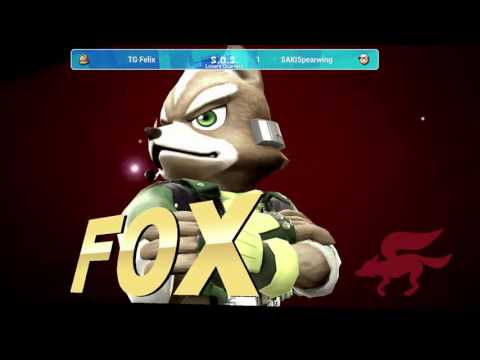 SOS12 Losers Quarters - TG|Felix (Fox) vs SAK|Spearwing (Ness/Robin)