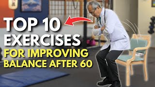 Japan's Oldest Doctor: 10 Exercises To IMPROVE Balance And Prevent Falls | Watch if you're over 60