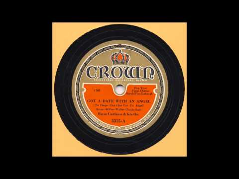 Russ Carlson & His Orchestra - Got A Date With An Angel, Harold Van Emburgh vocal Crown 3315