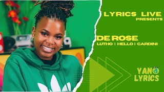 Download lagu De Rose | Lutho | Hello | Cardini - (Lyrics Live Perfomance) mp3 Download lagu De Rose | Lutho | Hello | Cardini - (Lyrics Live Perfomance) mp3