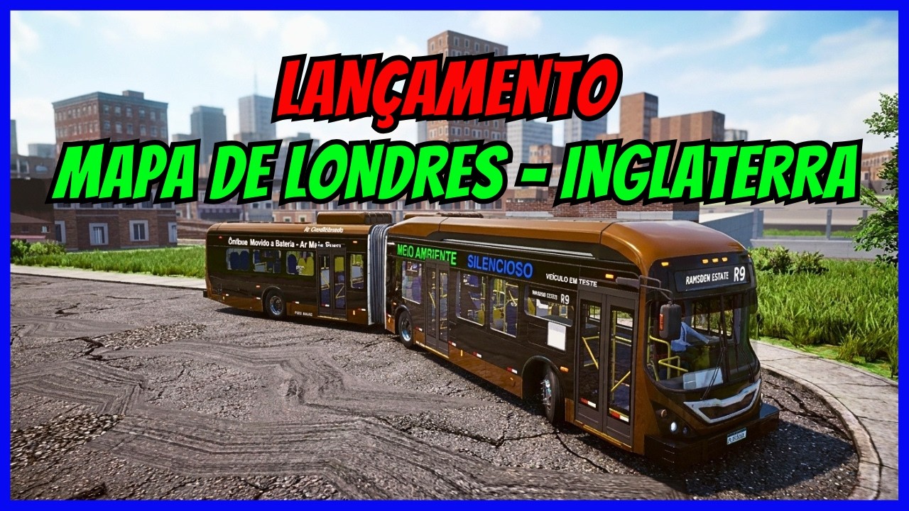 🔴Gameplay Novo Mod Mapa R9 Orpington | Londres Inglaterra | Proton Bus Simulator | PBSU