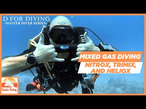 3 Types of Mixed Gas Diving: Nitrox, Trimix, and Heliox