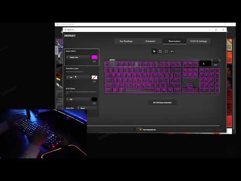 Apex Pro Keyboard: how to setup your RGB lighting