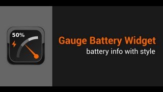 Gauge Battery Widget