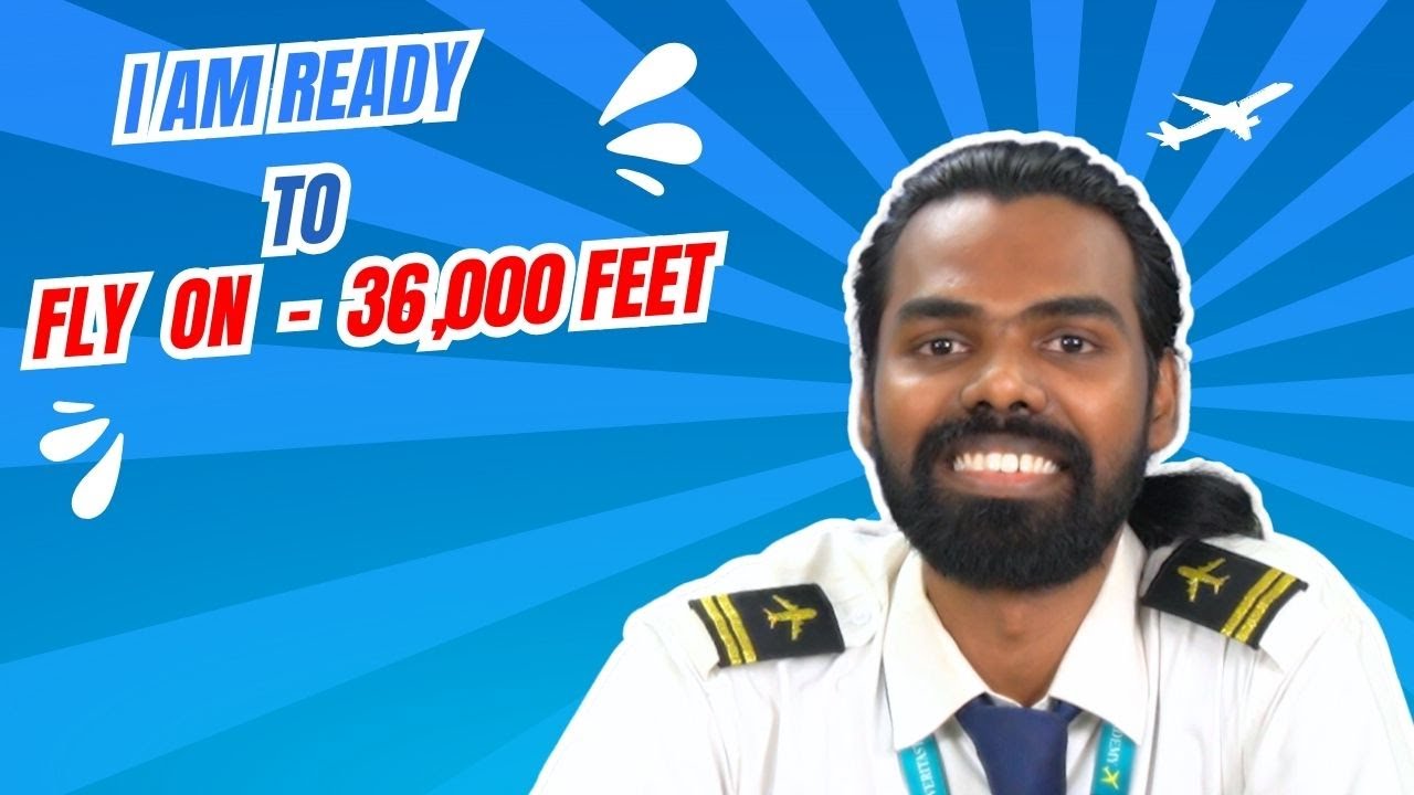 Am Ready to fly 36,000 Feet Now | 100 % Guaranteed placement #veritastechpilotacademy #becomeapilot