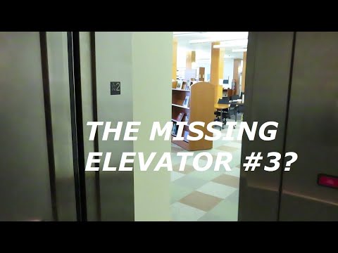 Montgomery KONE hydraulic elevator (Library) at Seaman hall, UI, Iowa City IA