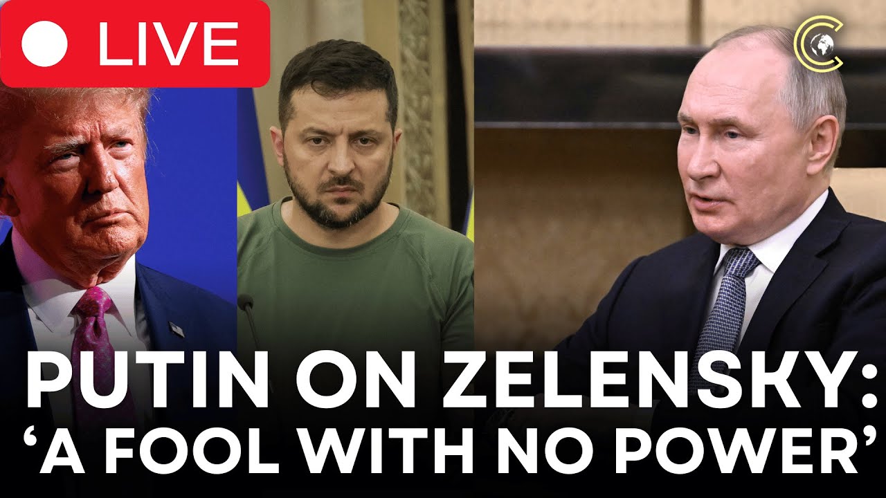 LIVE | Putin Brands Zelensky  a ‘Fool’ After Oval Office Meeting in a LIVE INTERVIEW | CLRCUT