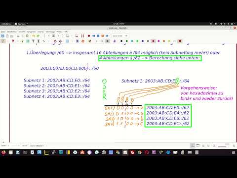 IPv6 - Part 2c - Subnetting - Exercise - LF9