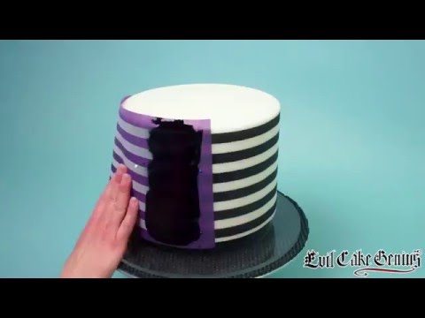 Horizontal Stripe Half Inch - professional mesh cake stencil #5 Horizontal Stripe Half Inch - professional mesh cake stencil #5