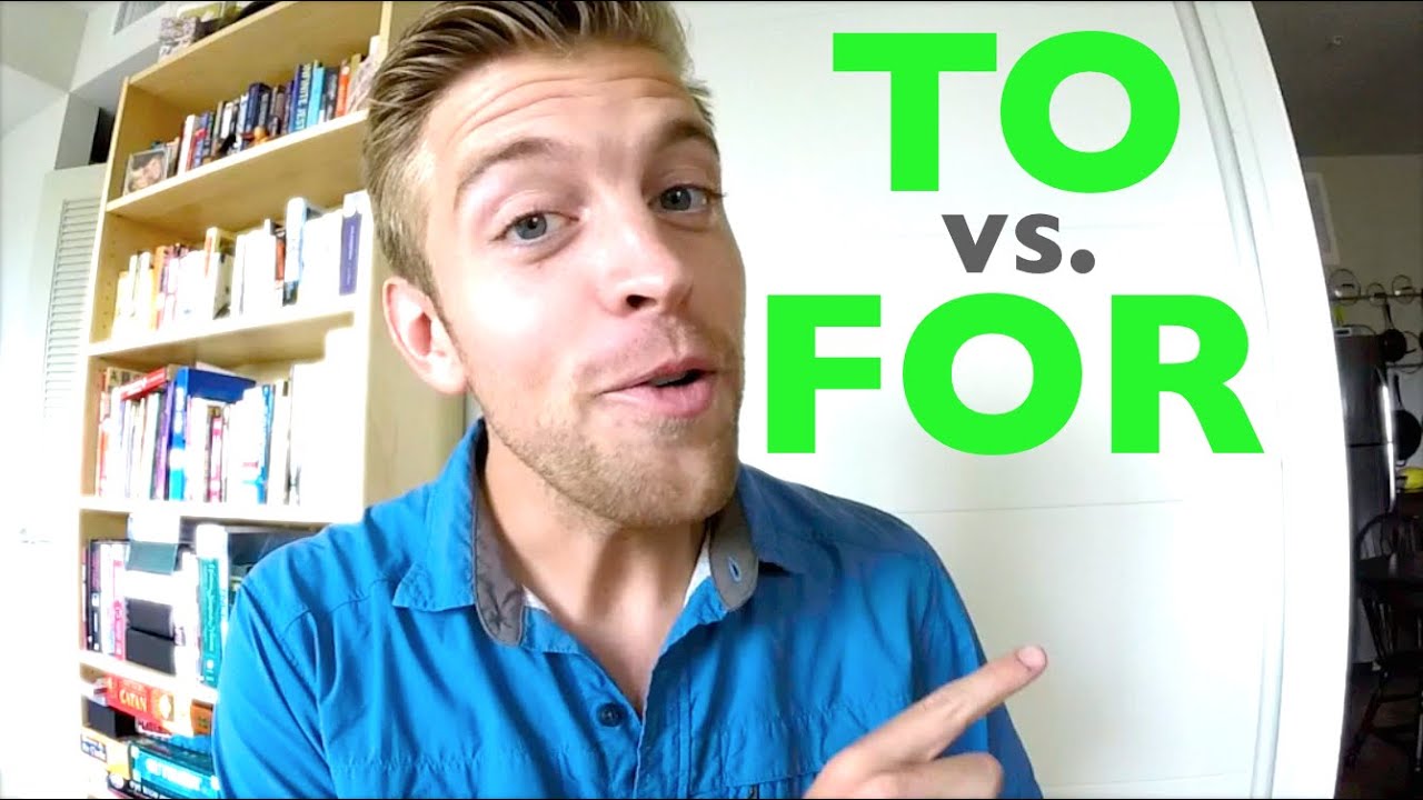 TO x FOR: QUAL A DIFERENÇA NO INGLÊS? | DICA #43